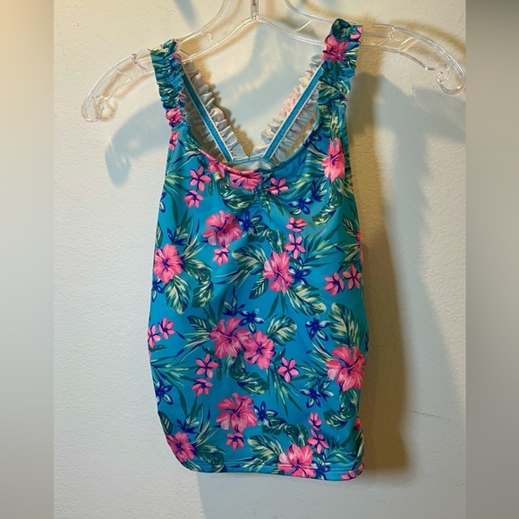 Lands’ End girls size large 10-13 tankini swim top - Picture 2 of 6